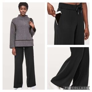 Lululemon On The Fly Wide Leg Woven Casual Pants Women’s size 4